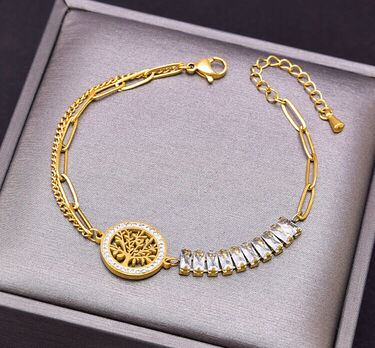 Biżuteria ze stali nierdzewnej z motywami roślinnymi