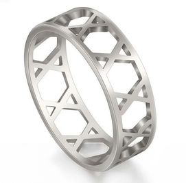 AP081a Pierścionek damski ze stali chirurgicznej rozmiar 7