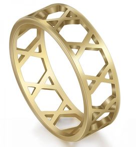 AP081b Pierścionek damski ze stali chirurgicznej rozmiar 9