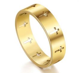 AP045a Obrączka damska ze stali chirurgicznej rozmiar 7