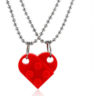 GN203b Naszyjniki dla Pary klocki lego