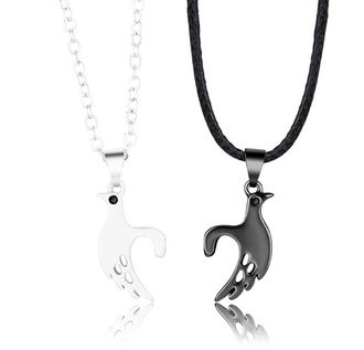 GN204d Naszyjniki dla Pary z magnesem dłonie