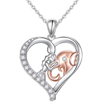 BN115 Naszyjnik PRZYJAŹŃ  srebro pr. 925