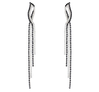 EK086 Kolczyki srebrne CYRKONIE kryształki 