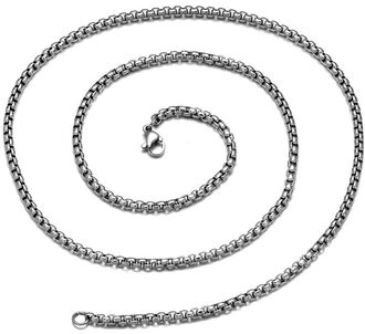 UN040 Naszyjnik ze stali chirurgicznej ŁAŃCUCH