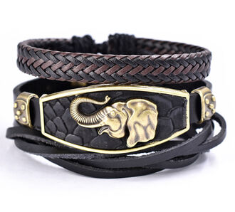 UB252 Zestaw bransoletek SŁOŃ