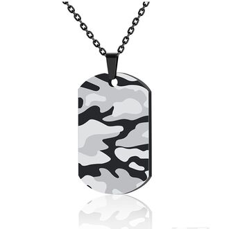 UN064 Naszyjnik ze stali chirurgicznej NIEŚMIERTELNIK MORO