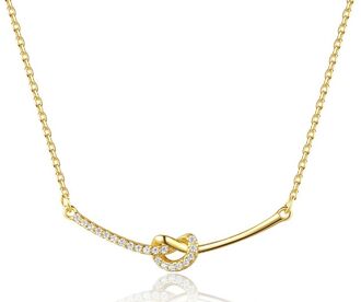 BN125 Naszyjnik SUPEŁEK srebro pr. 925 pozłacany