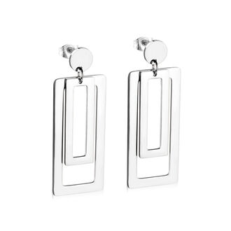 AK310b Kolczyki ze stali chirurgicznej DŁUGIE 