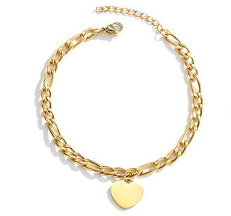 AB323a Bransoletka ze stali chirurgicznej SERDUSZKO