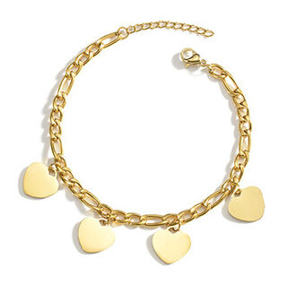 AB323d Bransoletka ze stali chirurgicznej SERDUSZKA