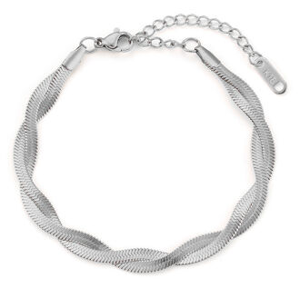 AB350b Bransoletka ze stali chirurgicznej 