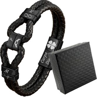 TB126 Bransoletka męska z grawerem 