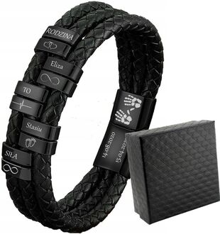 TB151 Bransoletka FAMILY 12 miejsc imiona daty PREZENT