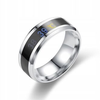 NP024b Obrączka męska TEMPERATURA