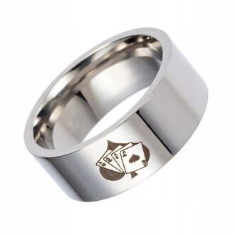 NP025 Obrączka męska ASY W RĘKAWIE