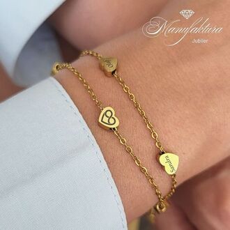 LB052b Bransoletka ze stali CHIRURGICZNEJ z grawerem 