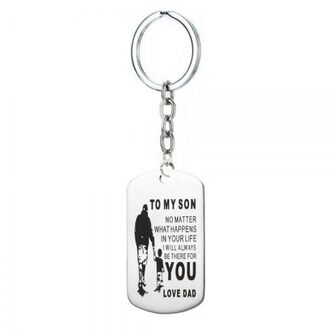 WB011 BRELOK z gotowym grawerem DLA SYNA od taty