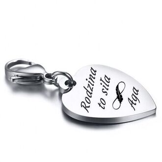 WB024a BRELOK SERDUSZKO z grawerem