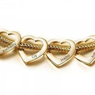 LB082a Dodatkowe SERCE z grawerem 1 sztuka