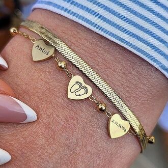 LB048 Bransoletka SERCA o splocie ŻMIJKA ze stali CHIRURGICZNEJ z grawerem